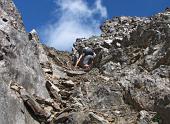 Dal Rifugio Barbellino salita al PIZZO DEL DIAVOLO DI MALGINA (2926 m.) e discesa a Valbondione il 22 agosto 2010 - FOTOGALLERY